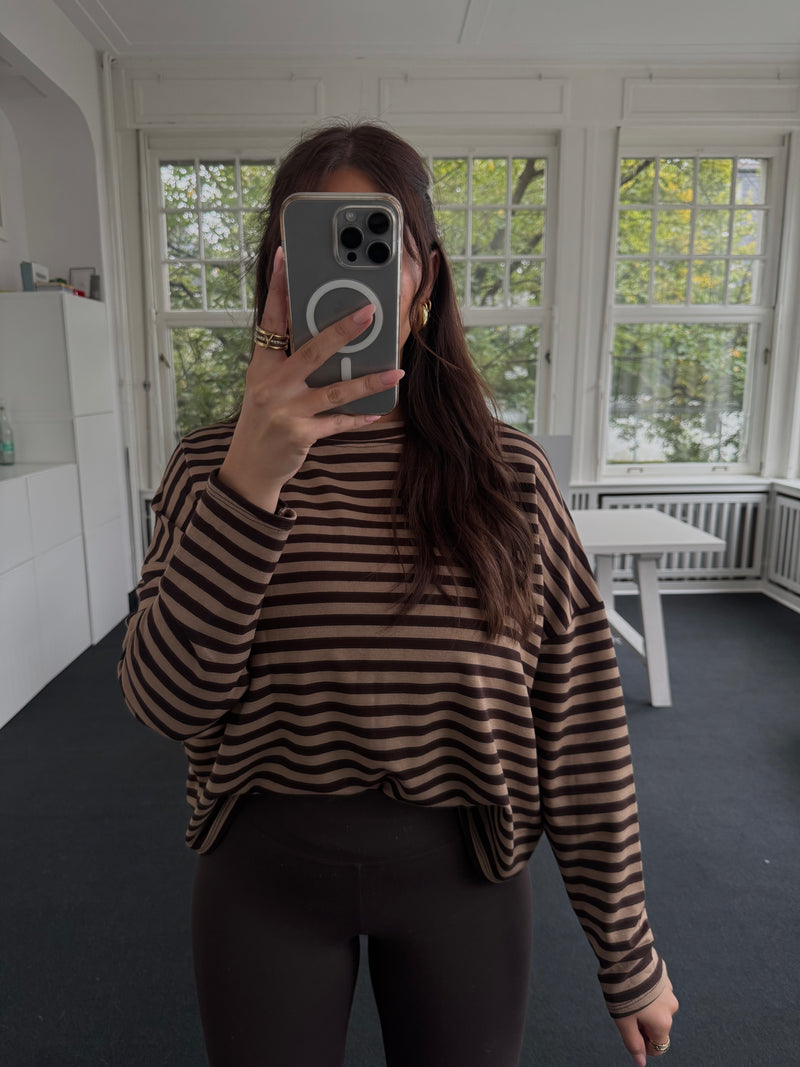 Oberteil bestseller kastiger Schnitt beige