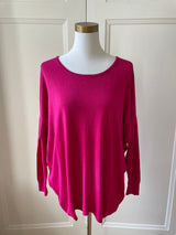 Fine top with pink buttons