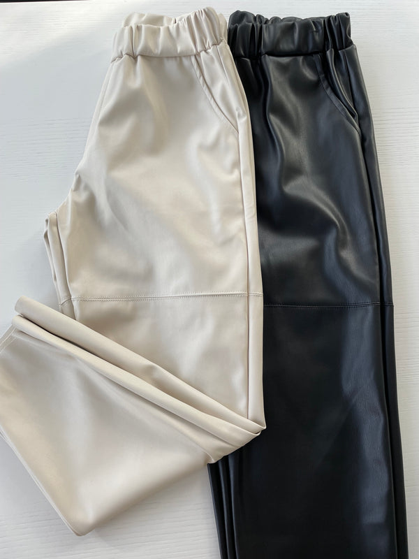 Hose lederimitat bestseller mit Taschen