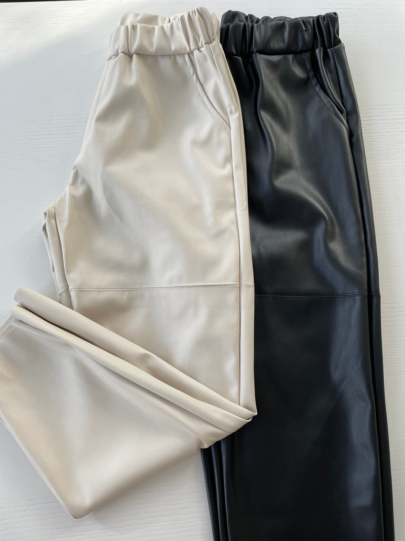 Hose lederimitat bestseller mit Taschen