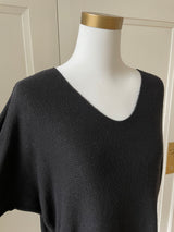 Top ribbed basic black