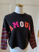 SWEATER AMOUR STRIPED COLORFUL